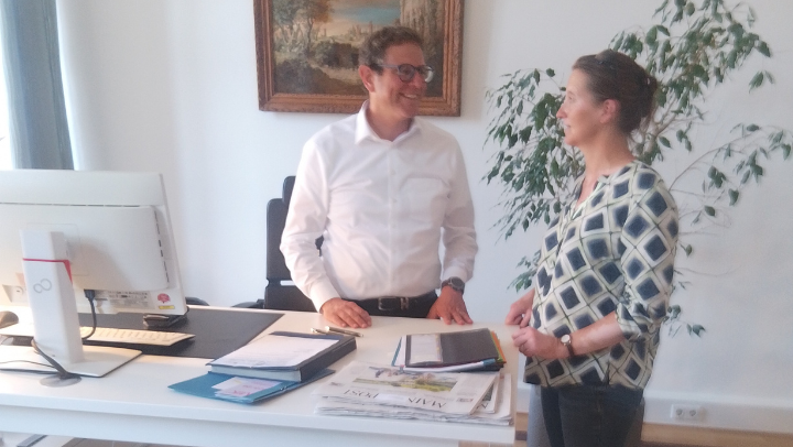 Grüner Austausch in Würzburg: Annika Effertz trifft Oberbürgermeister Martin Heilig