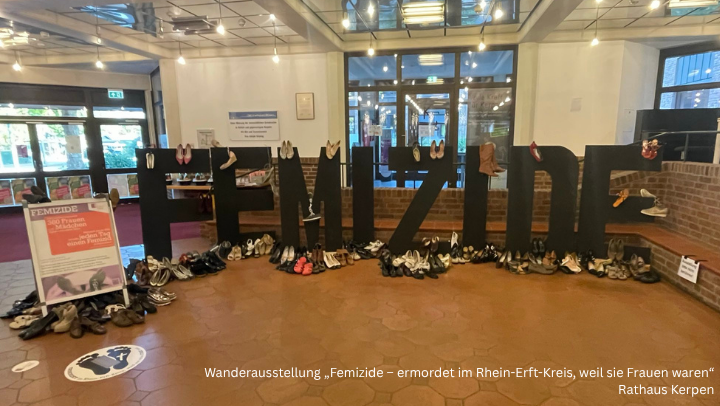 Ausstellung „Femizide“ im Rathaus Kerpen eröffnet