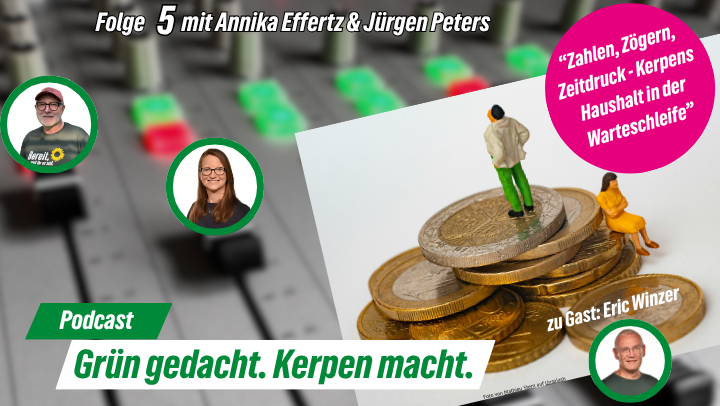 Grün gedacht. Kerpen macht. – Folge 5: Zahlen, Zögern, Zeitdruck – Kerpens Haushalt in der Warteschleife
